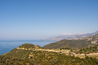 Llogara Ulusal Parkı görünümü, Vlore, Arnavutluk