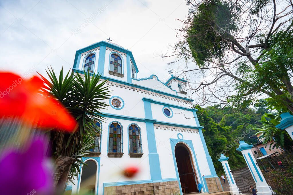 El Calvario Church, Ataco Ahuachapan. Picturesque towns of El Salvador