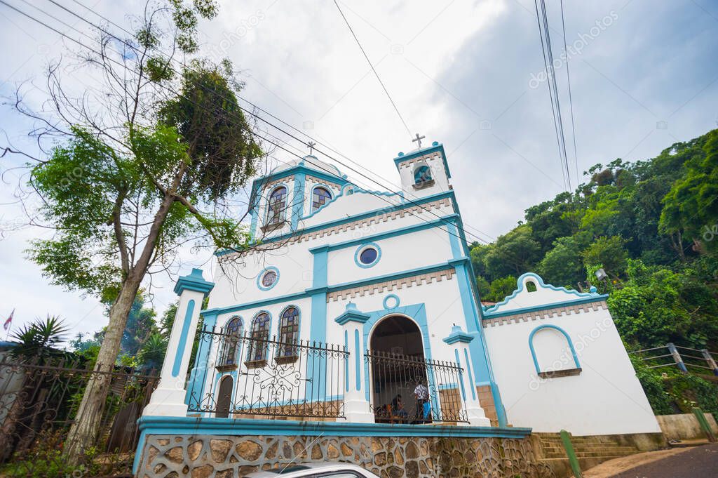 El Calvario Church, Ataco Ahuachapan. Picturesque towns of El Salvador