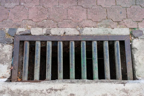 Grid of the drainage system of the streets of Atac