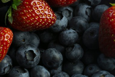 Berry Variation - strawberries and blueberries