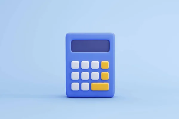 Calculator Icon Pink Background Illustration — Stockfoto