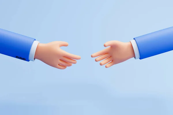 Handshake Business Partners Successful Deal Illustration — Photo
