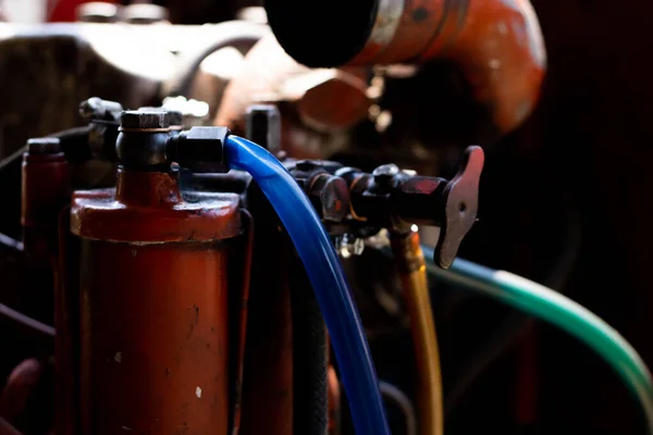 Çekici motor, arkaplan, metin için yer