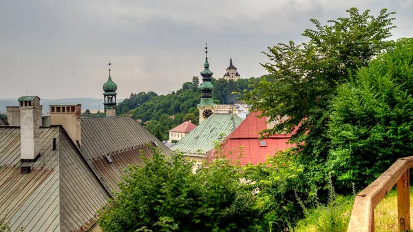 Kota Banska Stianvica Eropa Tengah Slowakia Kota Warisan Unesco — Stok Foto