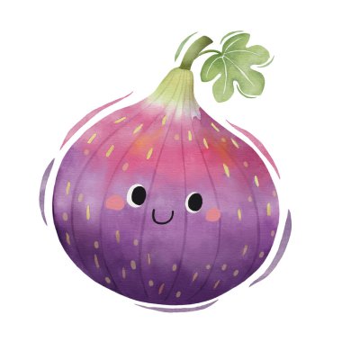 Suluboya şirin incir çizgi film karakteri.