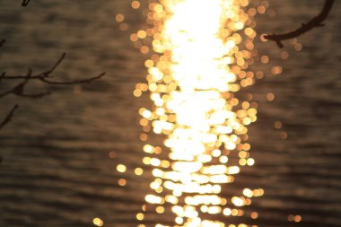 Sudaki güneş ışığının yansıması - Fornebu