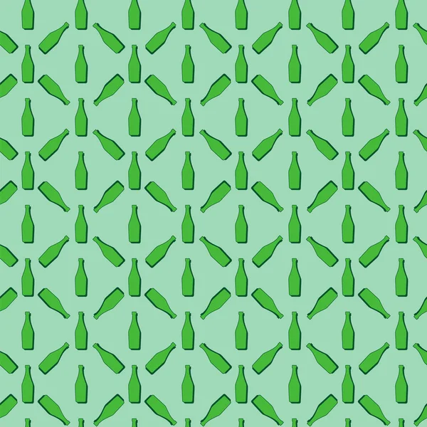 Martini şişeleri kusursuz. Çizgi sanatı tarzı. Görüntü özeti. Renk tekrarlama şablonu. Parti içkileri konsepti. Arka planda bir resim. Herhangi bir amaç için düz tasarım