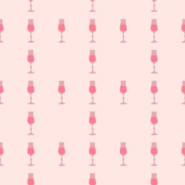 Likörsüz cam desen, her amaçla harika tasarım. Doodle tarzı. Elle çizilmiş görüntü. Şablonu tekrarla. Parti içkileri konsepti. Serbest çizim. Çizgi film taslağı