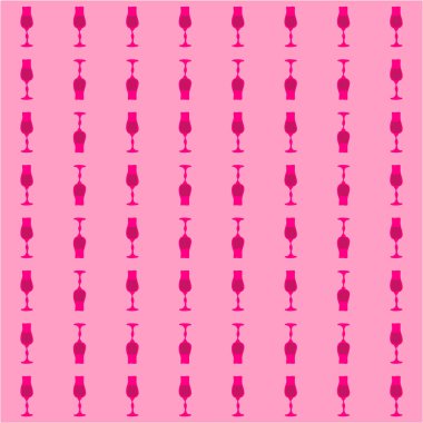 Likörsüz cam desen, her amaçla harika tasarım. Doodle tarzı. Elle çizilmiş görüntü. Şablonu tekrarla. Parti içkileri konsepti. Serbest çizim. Çizgi film taslağı