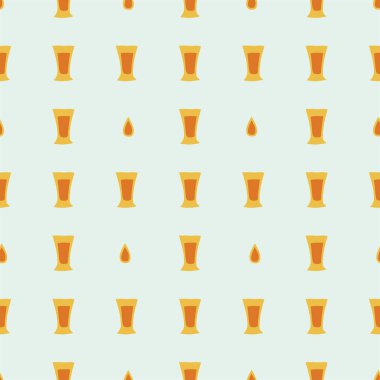 Tequila cam dikişsiz desen, her amaçla harika tasarım. Doodle tarzı. Elle çizilmiş görüntü. Renk tekrarlama şablonu. Parti içkileri konsepti. Serbest çizim. Çizgi film taslağı
