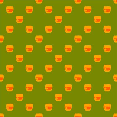 Viski bardağının dikişsiz şekli, her amaç için harika bir tasarım. Doodle tarzı. Renkli el çizimi resim. Şablonu tekrarla. Parti içkileri konsepti. Serbest çizim. Çizgi film taslağı