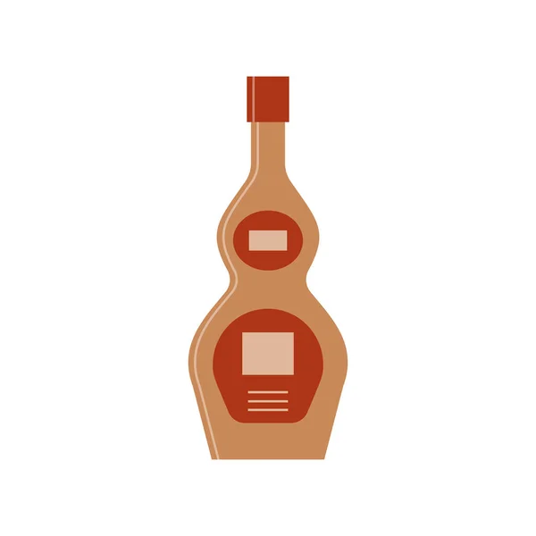 Bouteille Crème Liqueur Grand Design Pour Tous Les Usages Cognac — Image vectorielle