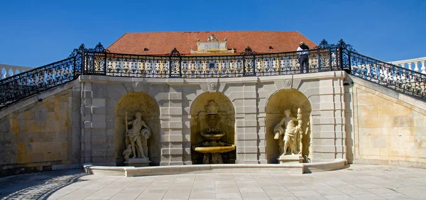 Baroque Grotto Sculptures Garden Palace Schlosshof Austria — Stock Photo, Image