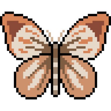 vektör piksel sanat kelebeği izole