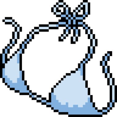 vektör pikseli iç çamaşırı sutyeni izole edilmiş.