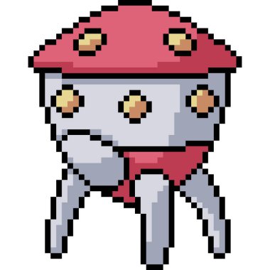 vektör pikseli uzay mekiği izole edildi