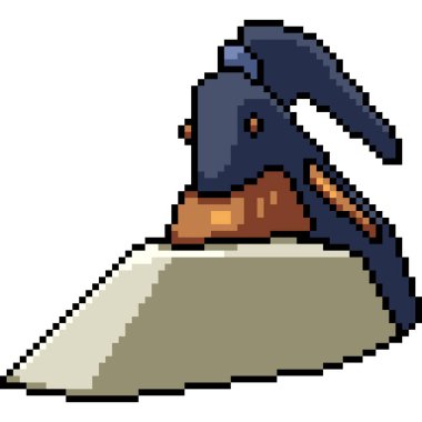 vektör piksel sanatı yalıtılmış demir