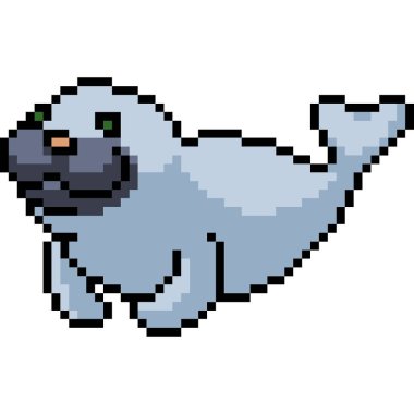 vektör piksel sanatı izole edilmiş çizgi film