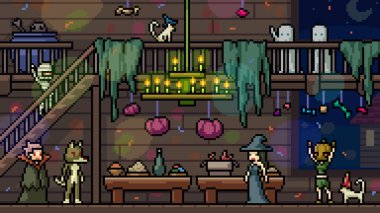 pikseller cadılar bayramı partisinden izole edilmiş.