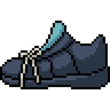 vektör piksel sanat ayakkabısı izole çizgi film