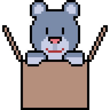 vektör piksel sanatı izole edildi