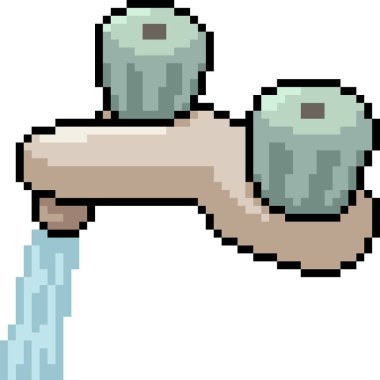 vektör piksel sanat dokusu izole çizgi film