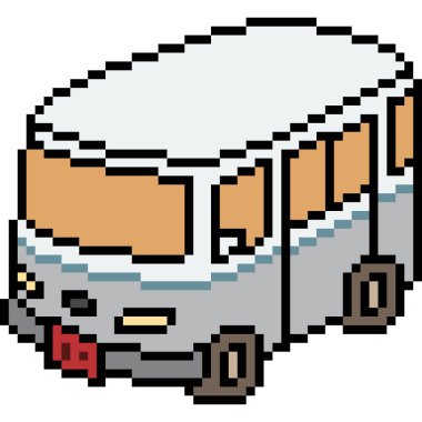 vektör piksel resim van izomatriksi izole edildi