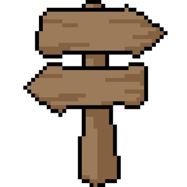 vektör piksel sanat rehberi izole edilmiş çizgi film sonrası