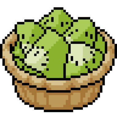 vektör piksel sanat tatlı tatlı karikatür izole