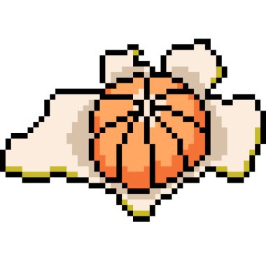 vektör piksel sanat portakal kabuğu izole karbonhidrat