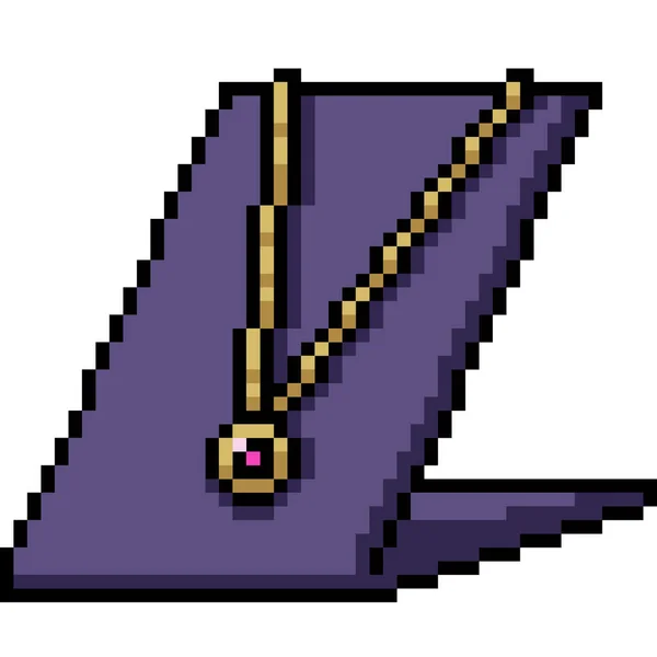 Векторное Пиксельное Ожерелье — стоковый вектор