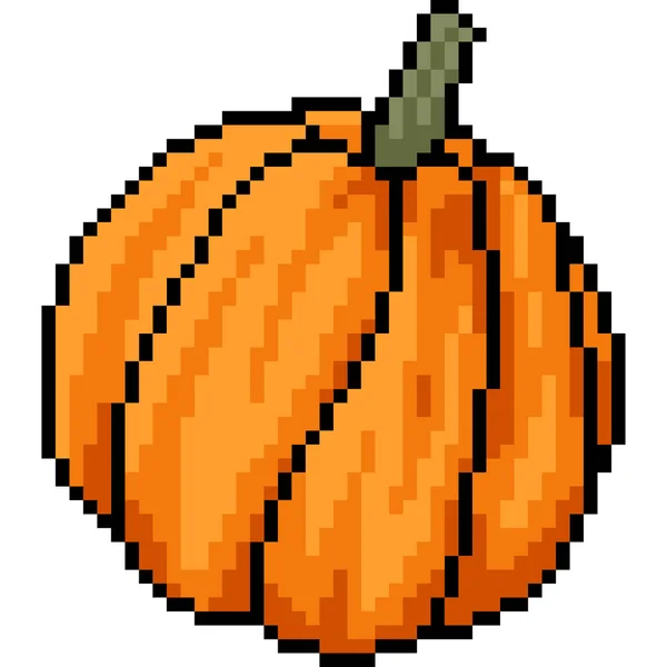 Pixel Art Pumpkin Icon 32x32 Pixels Stock Vector (Royalty Free