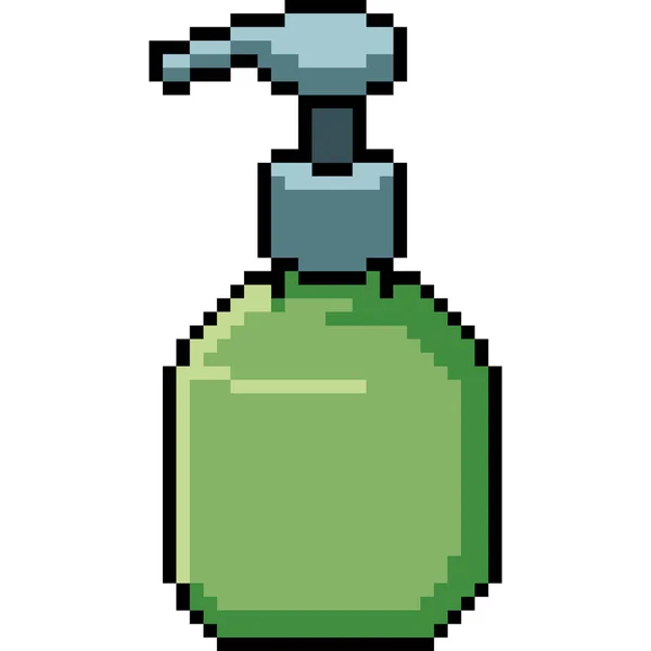 Vector Pixel Art Bottle Spray Isolated Cartoon — Stock Vector