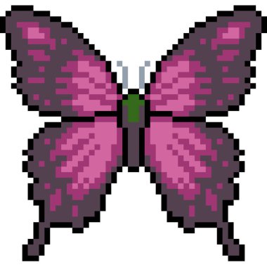 vektör piksel sanat kelebeği izole