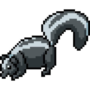 vektör piksel sanat kokarcası izole edilmiş çizgi film