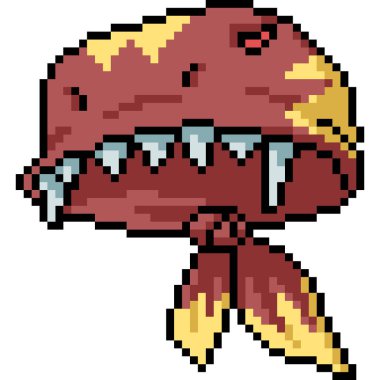 vektör piksel sanat kafa bandı moda izole çizgi film