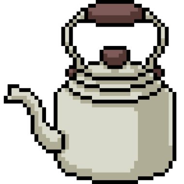 vektör piksel sanat alüminyum kap izole çizgi film