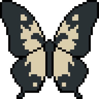 vektör piksel sanat kelebeği izole