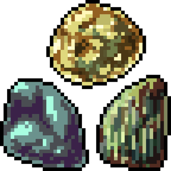 изолированный набор векторных пикселей