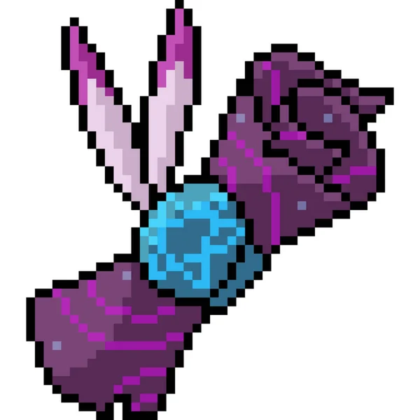 vektör piksel sanatı sihirli kaydırma izole çizgi film