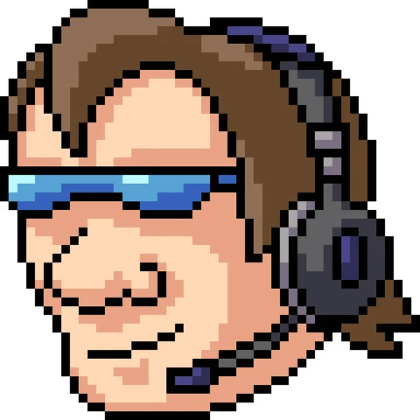 vektör piksel sanatsal oyuncular izole edilmiş çizgi film