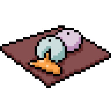 vektör piksel sanat salapao aperatif izole çizgi film