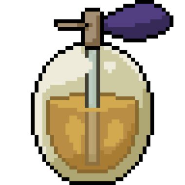 vektör piksel sanat parfümü izole çizgi film