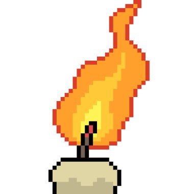 vektör pikseli sanat mumu izole edilmiş çizgi film