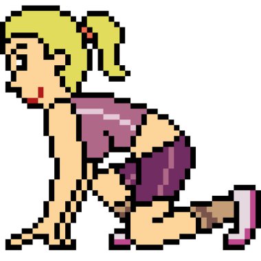 vektör piksel sanatsal çalışma sporu izole