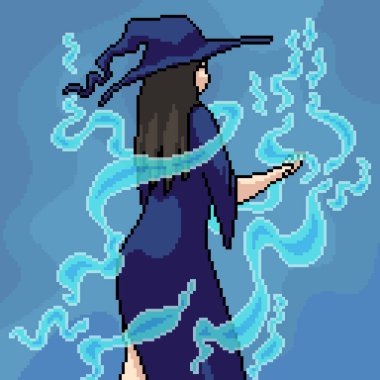 piksel sanat cadısı ve sihir