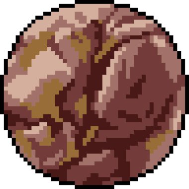 vektör piksel sanat topu karikatür izole