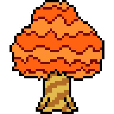 vektör piksel sanat ağacı izole edildi