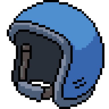 vektör piksel sanat güvenlik miğferli çizgi film